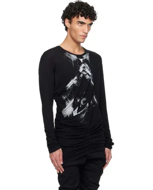 JULIUS Numinous Print Curved Tシャツ - サムネイル2