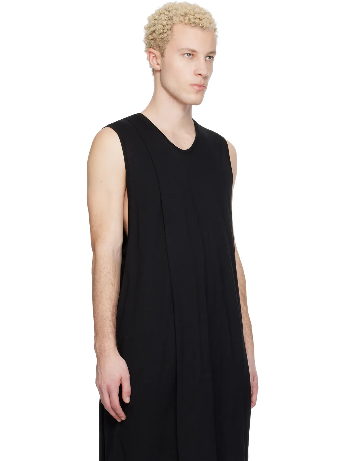 JULIUS Tuck Flare Vest トップス - 画像2