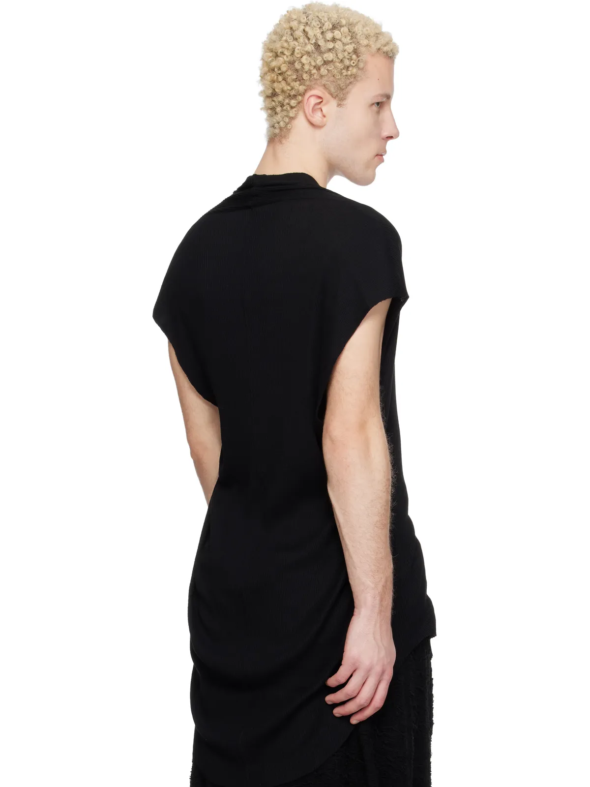 JULIUS Neck Slit Tシャツ - 画像3