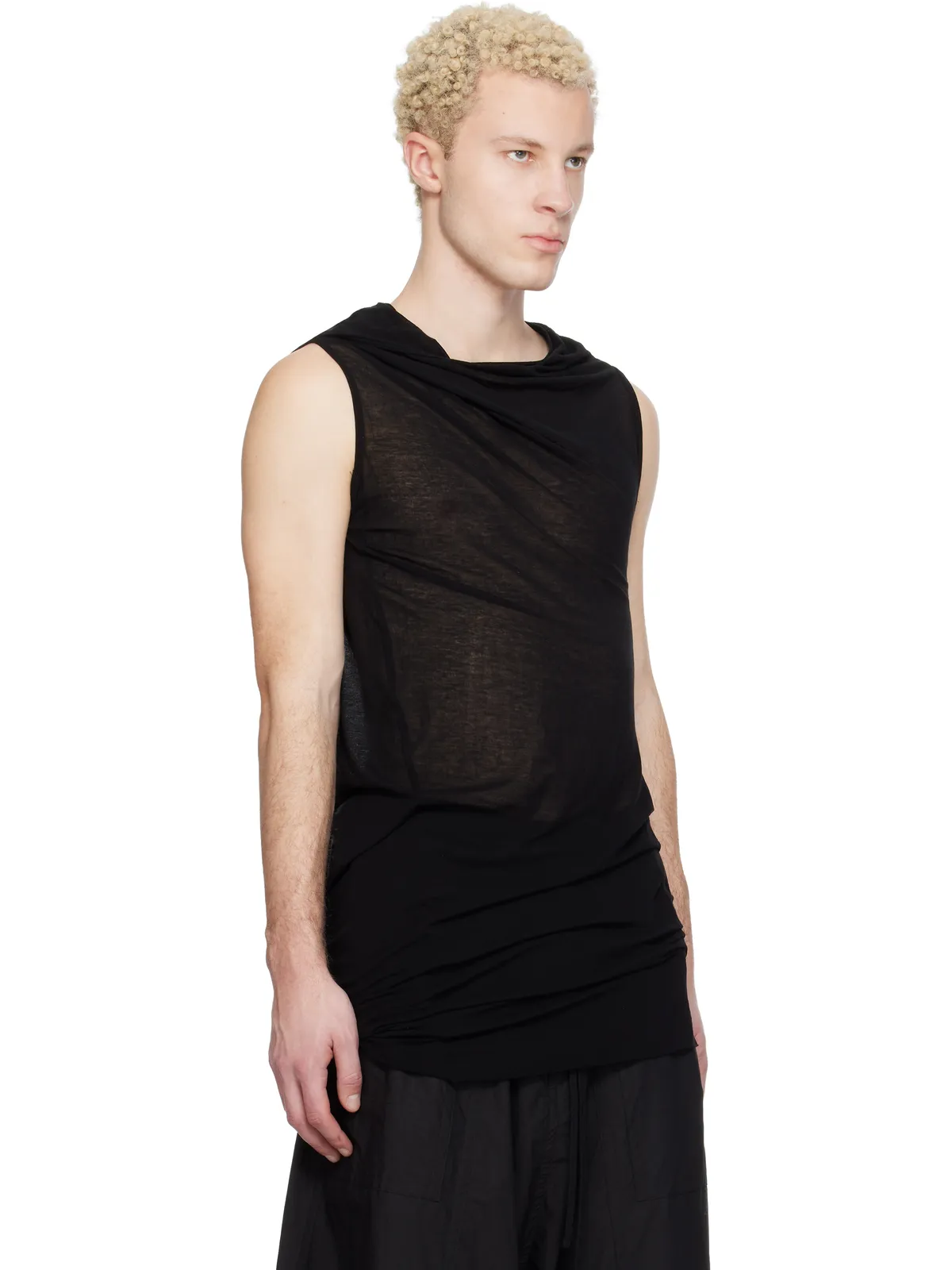 JULIUS Twist Neck Tシャツ - 画像2