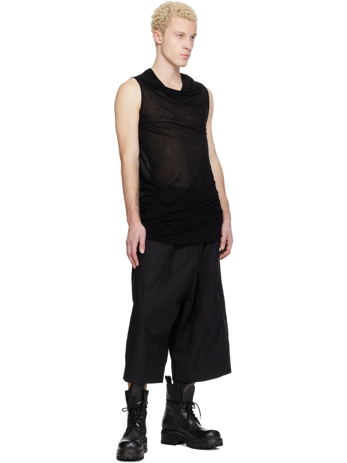 JULIUS Twist Neck Tシャツ - 画像4