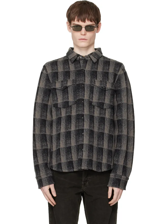 RRL RRL ウールカシミヤ ウエスタン オーバーシャツの商品画像