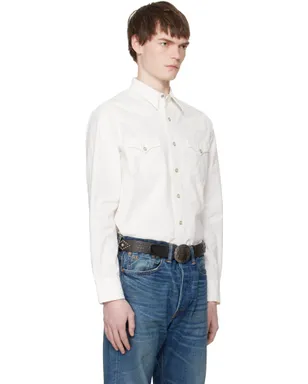 RRL スリムフィット ポプリン ウエスタンシャツ - サムネイル2