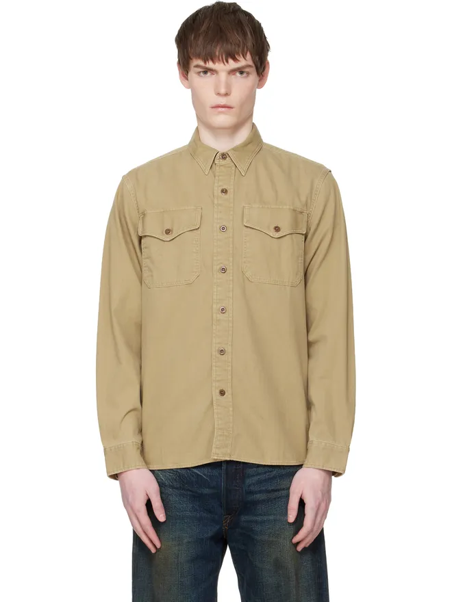 RRL RRL ツイル オフィサー ワークシャツの商品画像