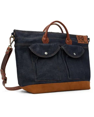 RRL レザートリム デニムトート - サムネイル2