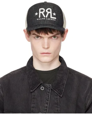 RRL Ranch ロゴ デニム トラッカーキャップ - サムネイル1