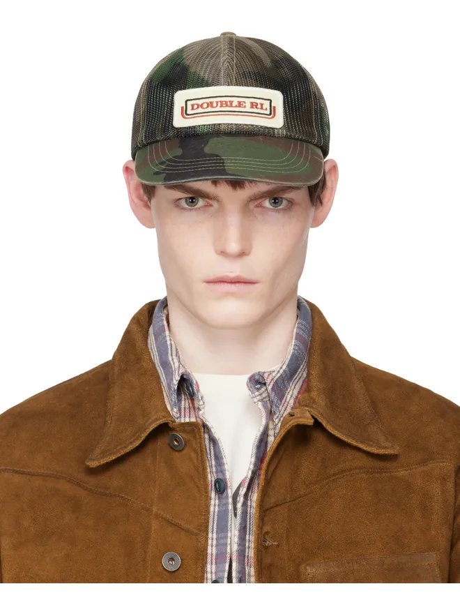 RRL RRL ロゴパッチ 迷彩 メッシュ トラッカーキャップの商品画像