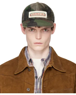 RRL ロゴパッチ 迷彩 メッシュ トラッカーキャップ - サムネイル1