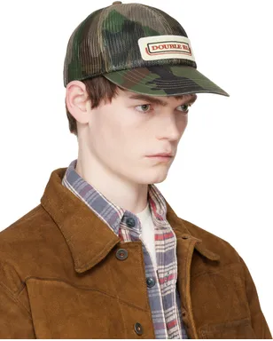 RRL ロゴパッチ 迷彩 メッシュ トラッカーキャップ - サムネイル2