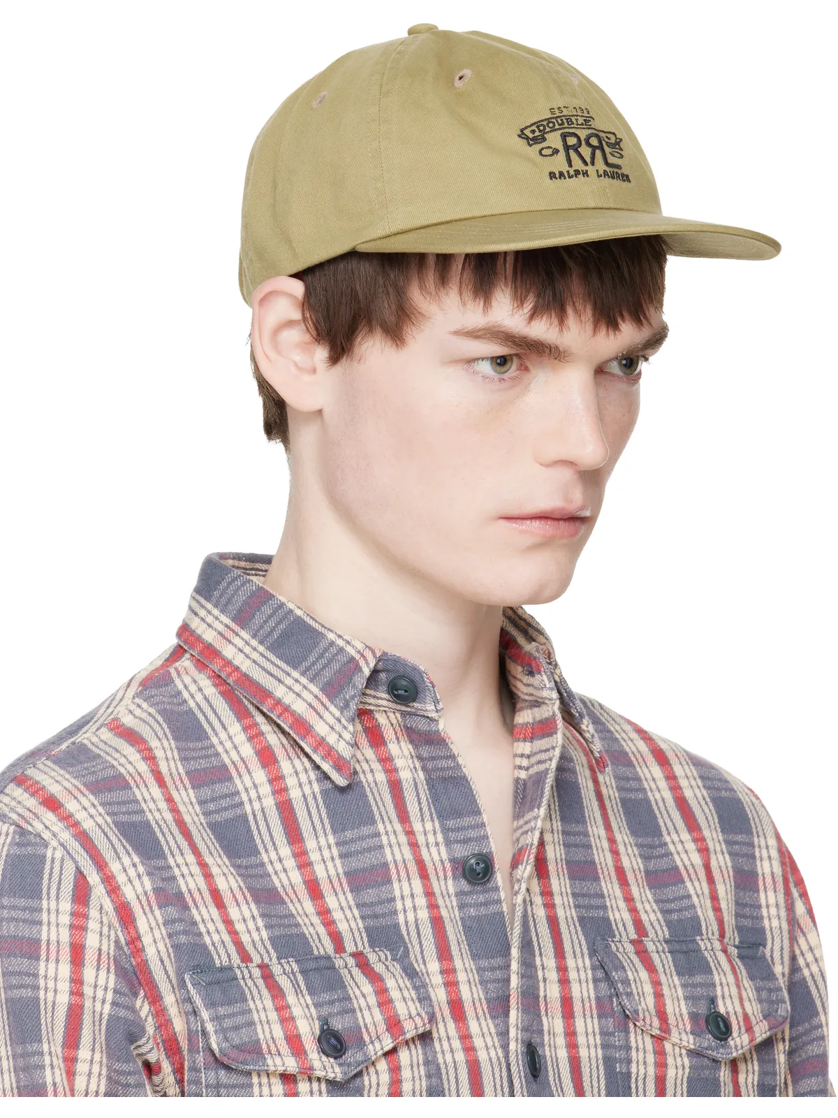 RRL Ranch ロゴ ツイル ベースボールキャップ - 画像2