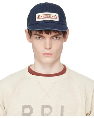 RRL ロゴパッチ インディゴ デニム トラッカーキャップ - サムネイル1