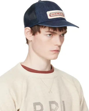 RRL ロゴパッチ インディゴ デニム トラッカーキャップ - サムネイル2