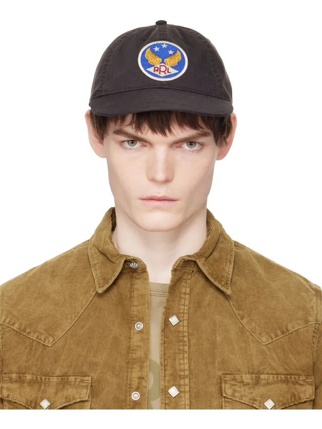 RRL RRL Winged-Logo ツイル ベースボールキャップの商品画像
