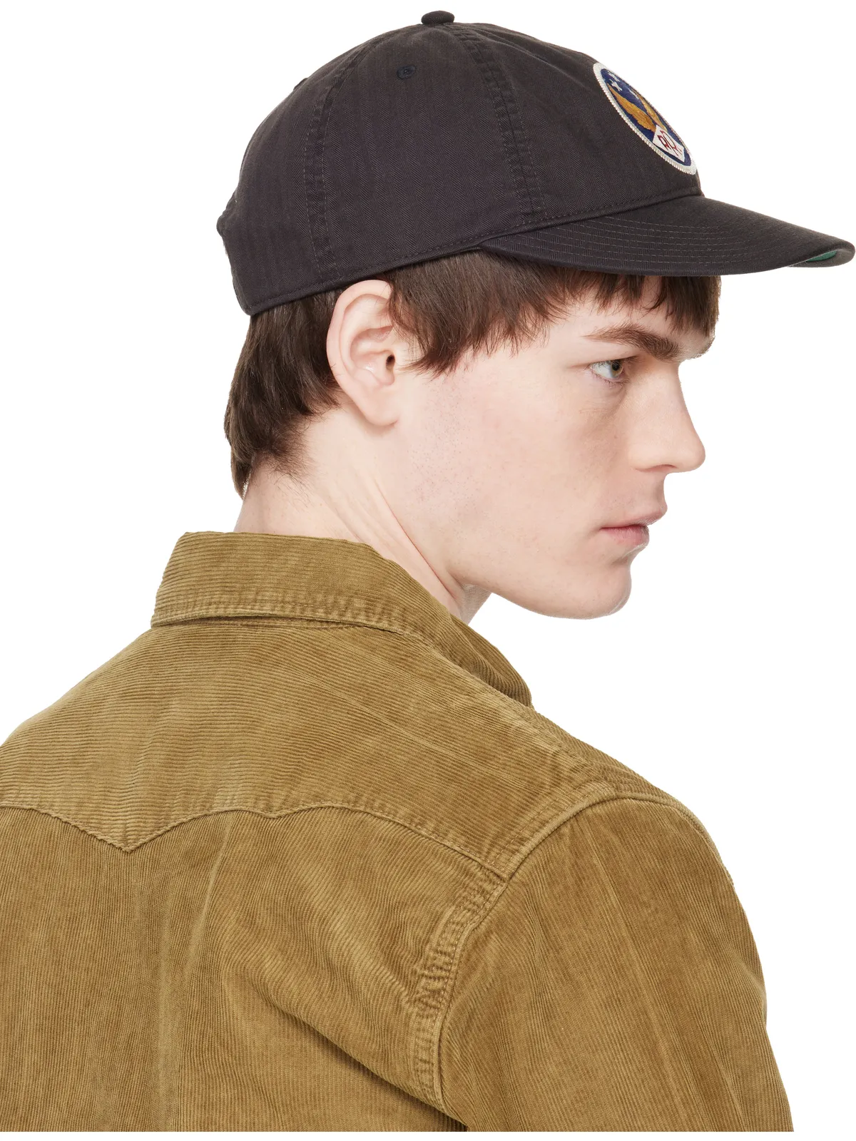 RRL Winged-Logo ツイル ベースボールキャップ - 画像3
