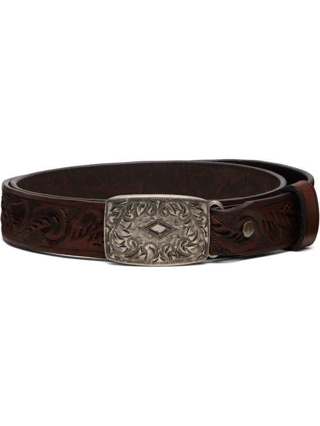 RRL RRL Hand-Tooled レザーベルトの商品画像