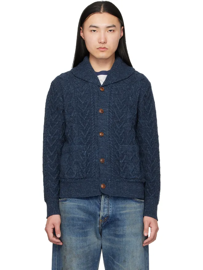 RRL RRL アランニット コットン カーディガンの商品画像