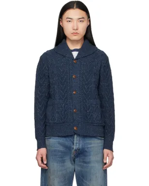 RRL アランニット コットン カーディガン - サムネイル1