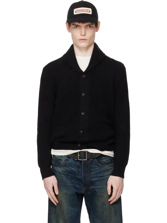 RRL RRL カシミヤ ショールカラー カーディガンの商品画像