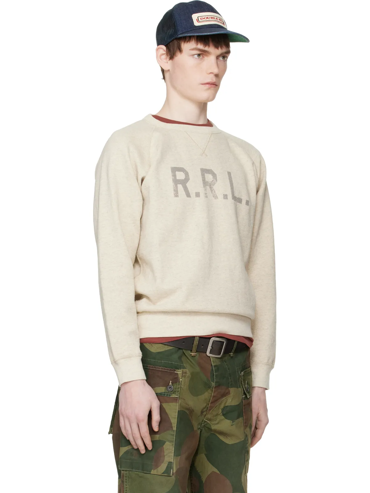 RRL ロゴ フリース スウェットシャツ - 画像2