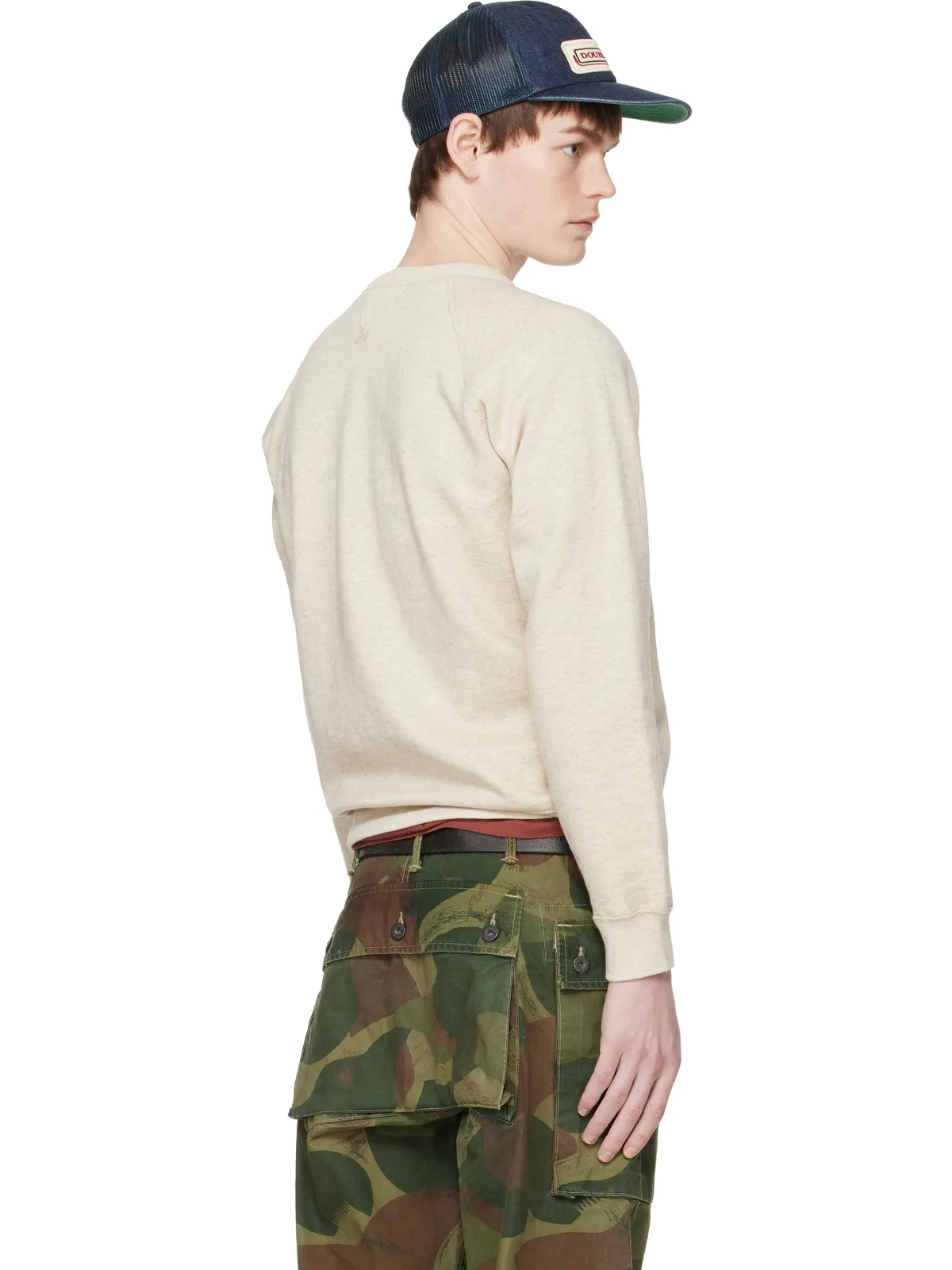 RRL ロゴ フリース スウェットシャツ - 画像3