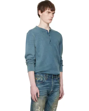 RRL ジャカード ヘンリーネック Tシャツ - サムネイル2