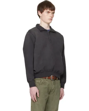 RRL フレンチテリー ハーフジップ ポロシャツ - サムネイル2
