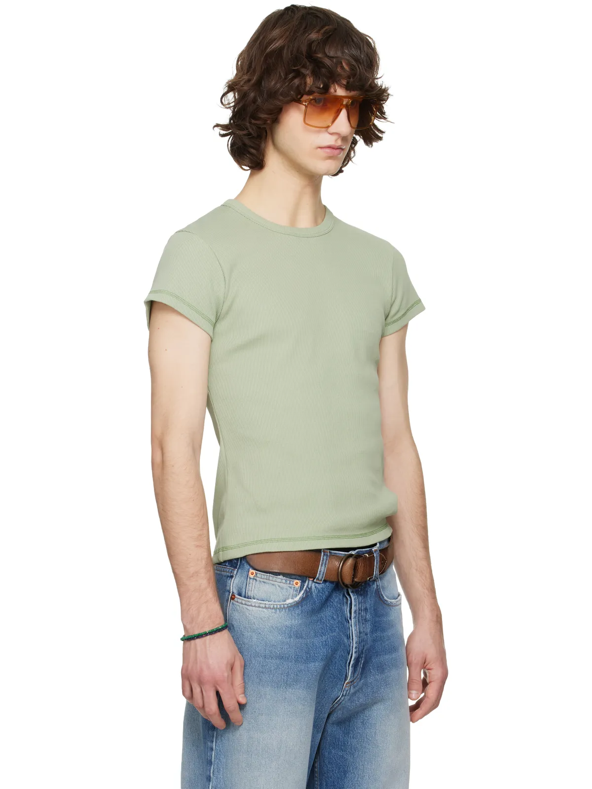 Sanderlak スキニー リブTシャツ - 画像2