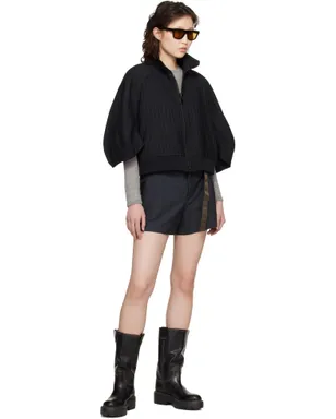 sacai Suiting & Nylon Twill ショートパンツ - サムネイル4