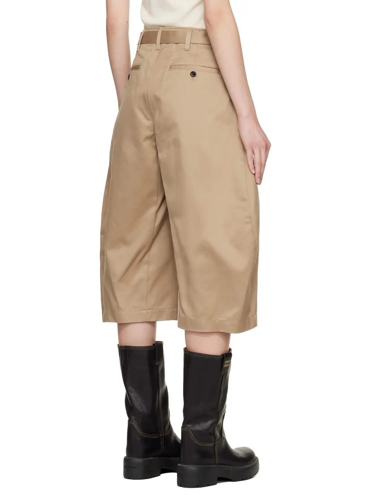 sacai コットン チノショートパンツ - 画像3