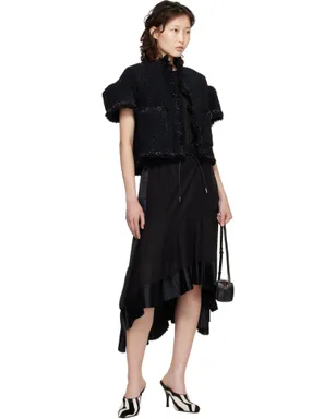 sacai コットン ブロードクロス ミディアムスカート - サムネイル4