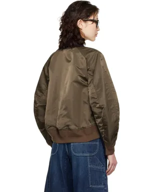sacai ナイロンツイル ニットカーディガン - サムネイル3