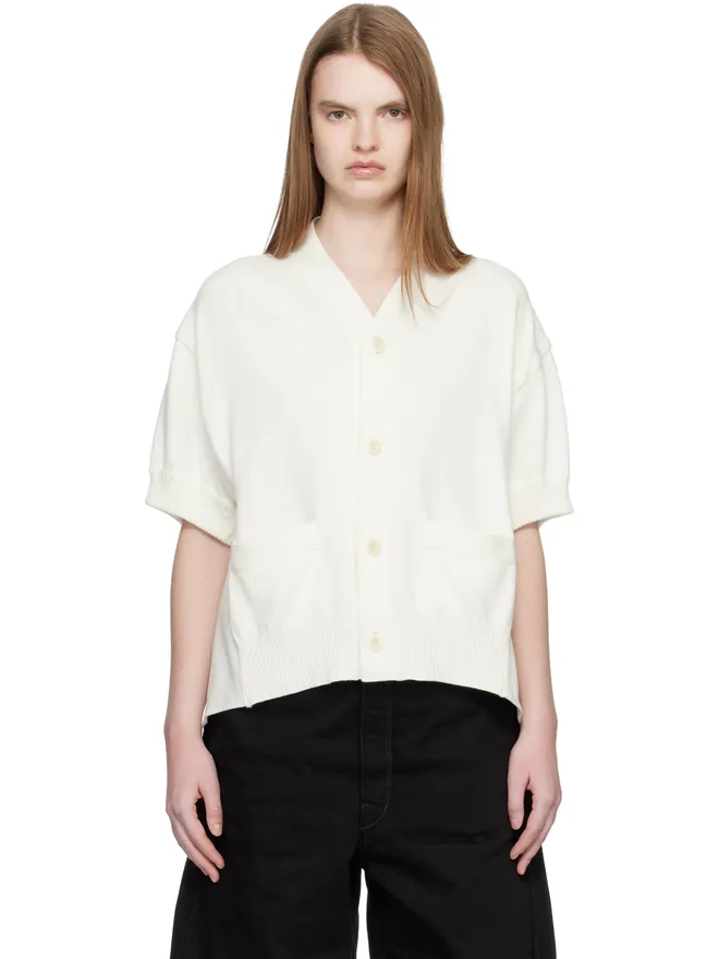 sacai sacai デニム＆ニット カーディガンの商品画像