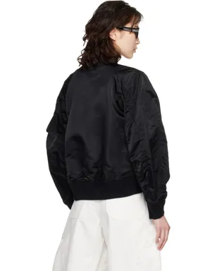 sacai ナイロンツイル＆ニット カーディガン - サムネイル3