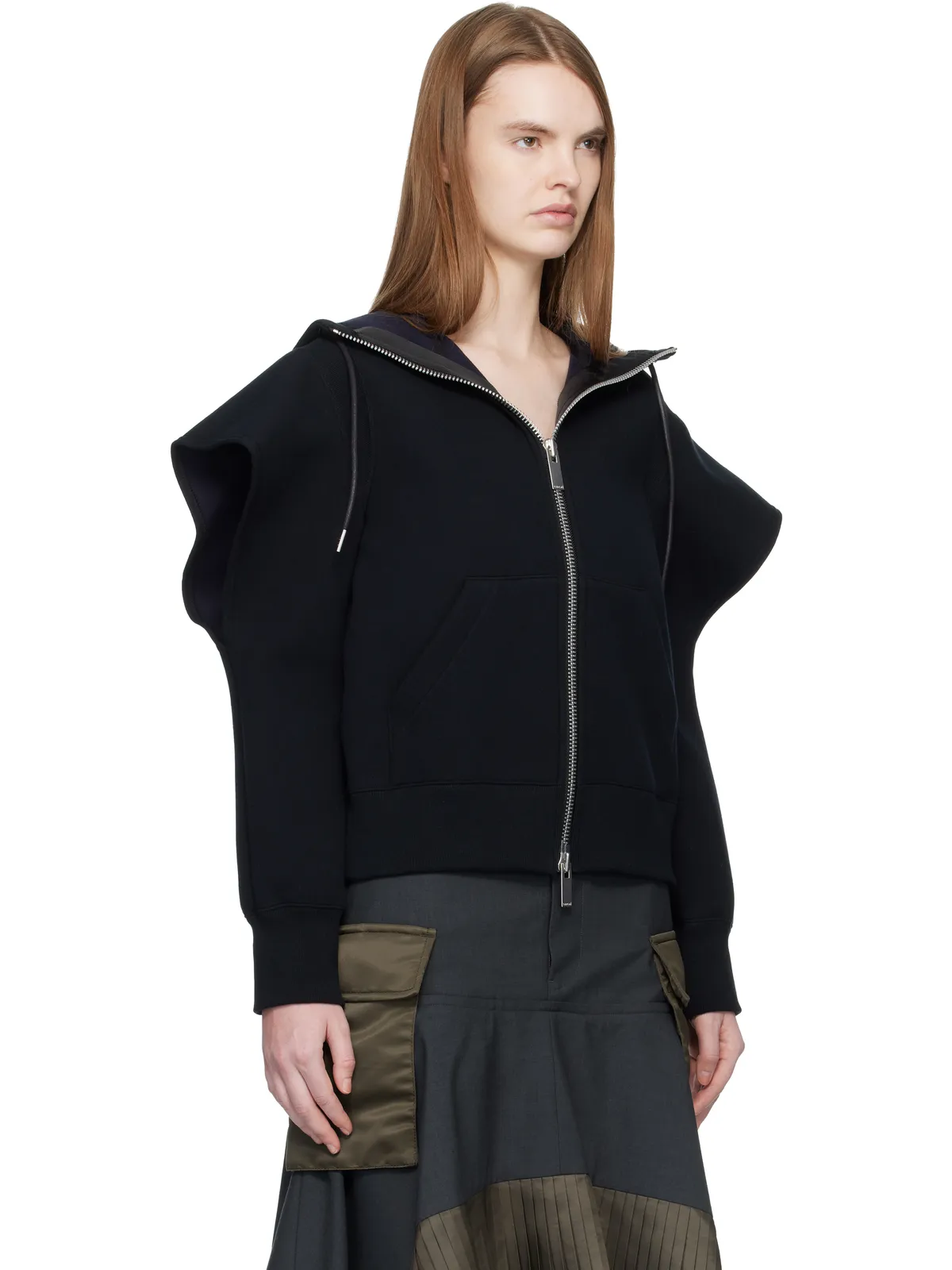 sacai Sponge Sweat フーディ - 画像2