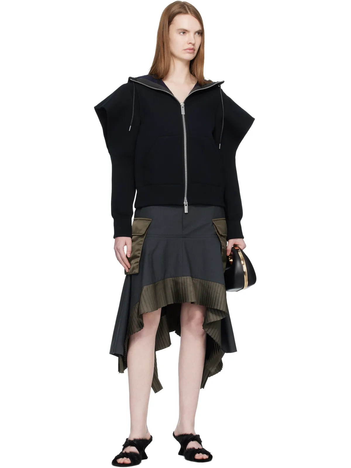 sacai Sponge Sweat フーディ - 画像4