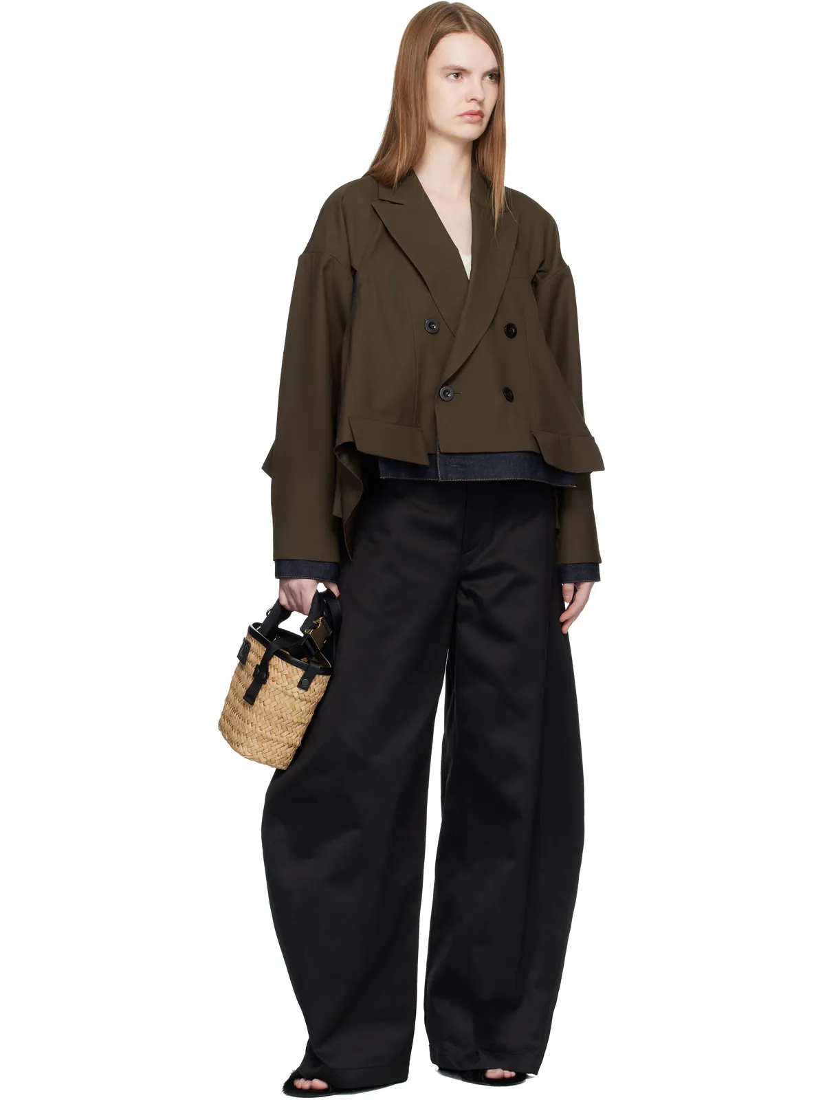 sacai マイクロ Hybrid Marche バッグ - 画像4