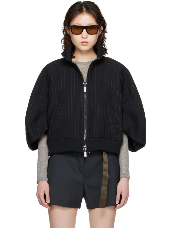 sacai sacai Matelasse ツイル ボンバージャケットの商品画像