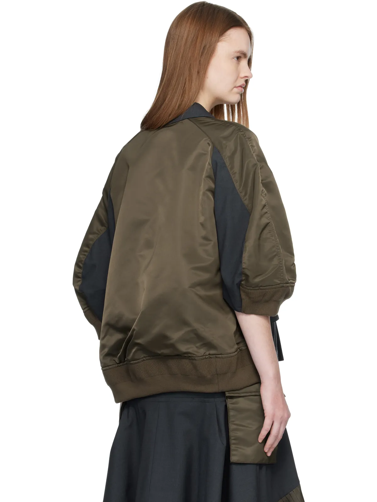 sacai Suiting ナイロンツイル テーラードジャケット - 画像3