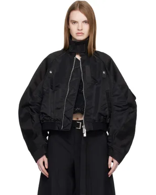 sacai コットンチノ＆ナイロンツイル ボンバージャケット - サムネイル1