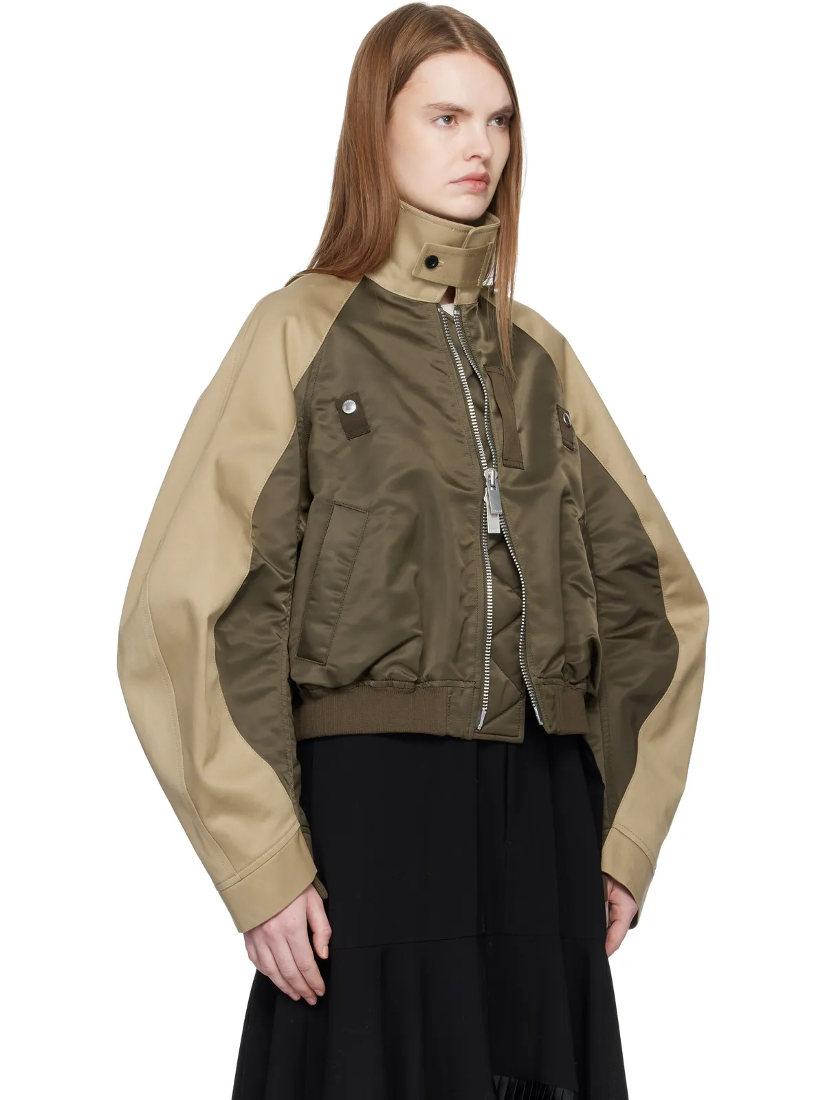 sacai チノ ツイル ボンバージャケット - 画像2