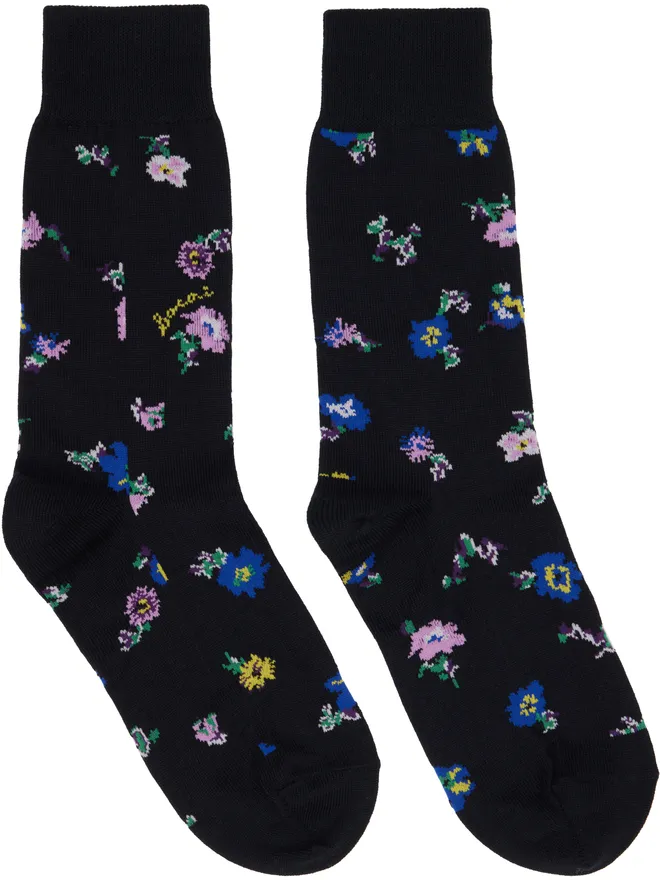 sacai sacai フローラル ソックスの商品画像