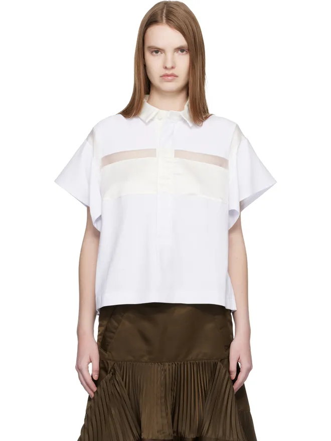 sacai sacai Cotton Jersey ポロシャツの商品画像