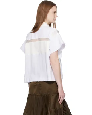 sacai Cotton Jersey ポロシャツ - サムネイル3