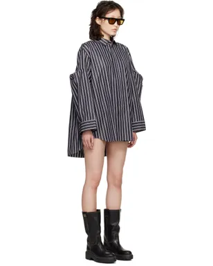 sacai ポプリン シャツ ミニワンピース - サムネイル2