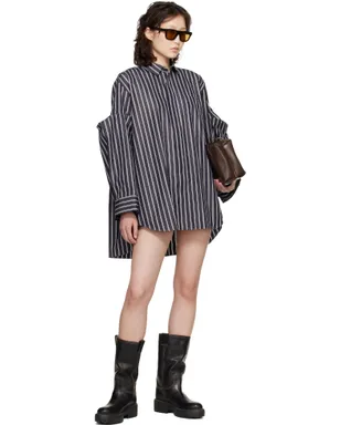 sacai ポプリン シャツ ミニワンピース - サムネイル4