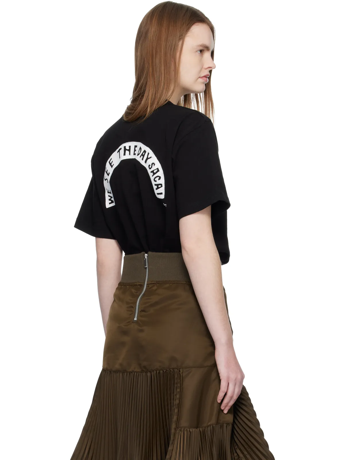 sacai 'geoff sacai' プリントTシャツ - 画像3