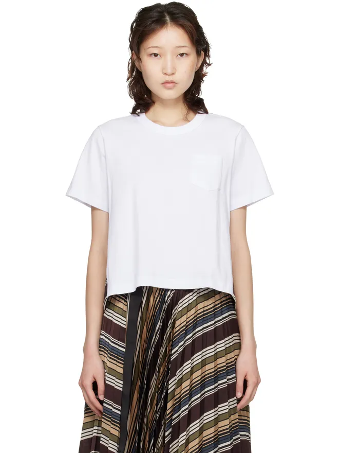 sacai sacai Horizontal ボーダー Tシャツの商品画像