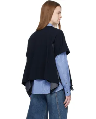 sacai ライトウェイト デニム＆コットンジャージ Tシャツ - サムネイル3