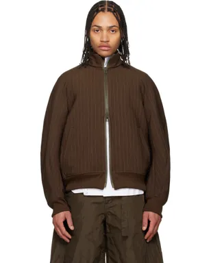sacai Matelasse ツイル ブルゾンジャケット - サムネイル1