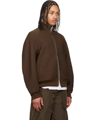 sacai Matelasse ツイル ブルゾンジャケット - サムネイル2
